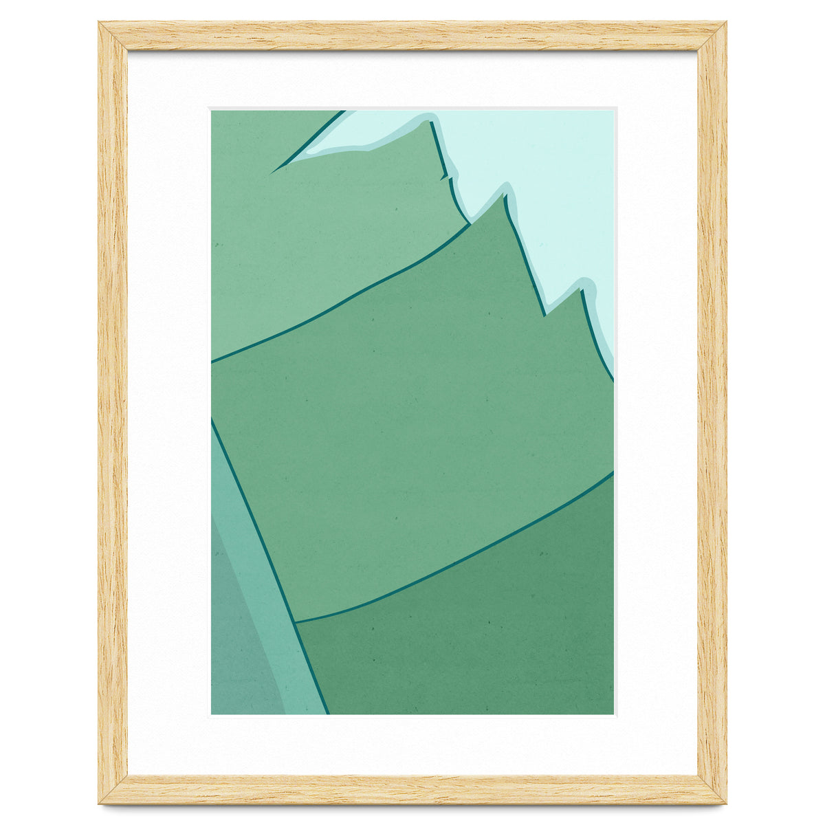 Abstract Banana Leaves Three - Greener Eden