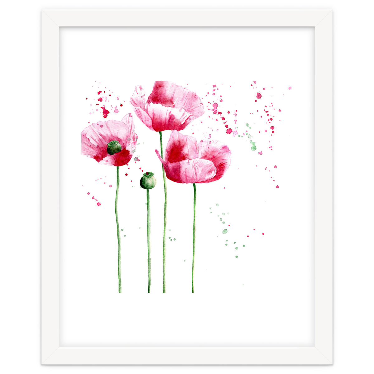 Poppies || watercolor