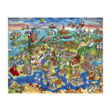 European World Wonders Illustrated Map (Print Only) thumbnail