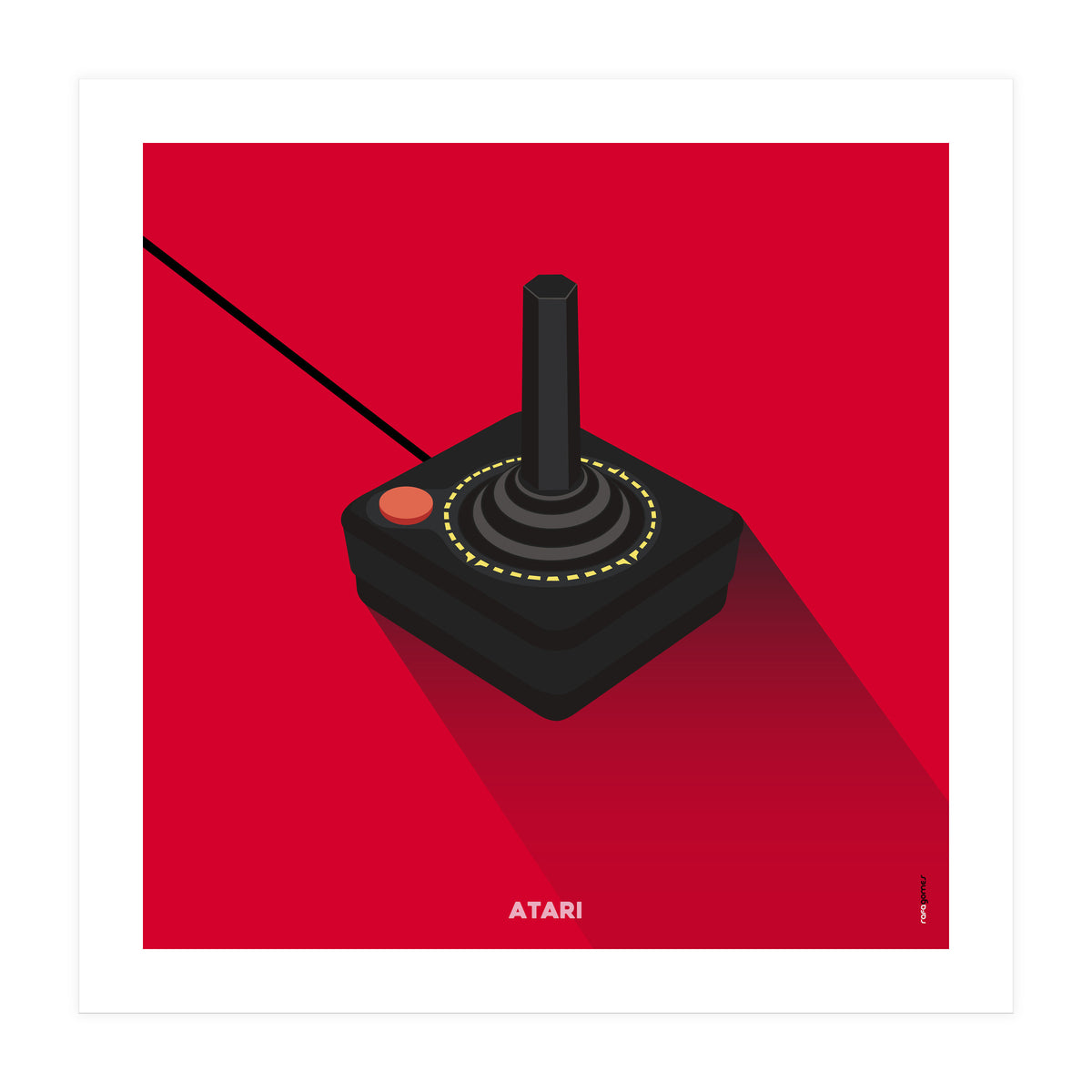 Joystick Videogames Atari (Print Only)
