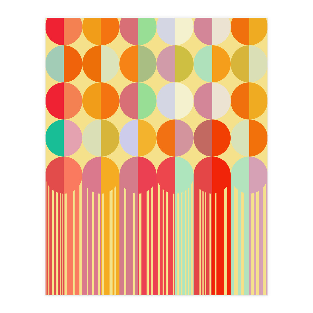 Pattern with circles I (Print Only)