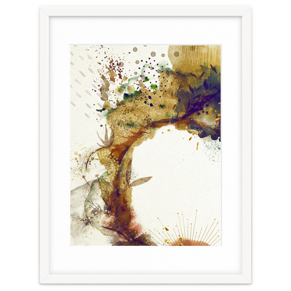 Abstract Floral - Autumn Winds