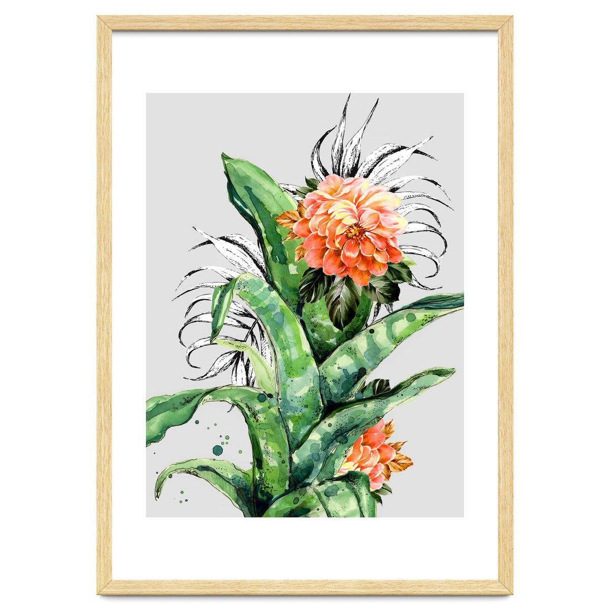 Collage of florid nature