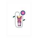 Strange Flower Rgb Cropped White (Print Only) thumbnail