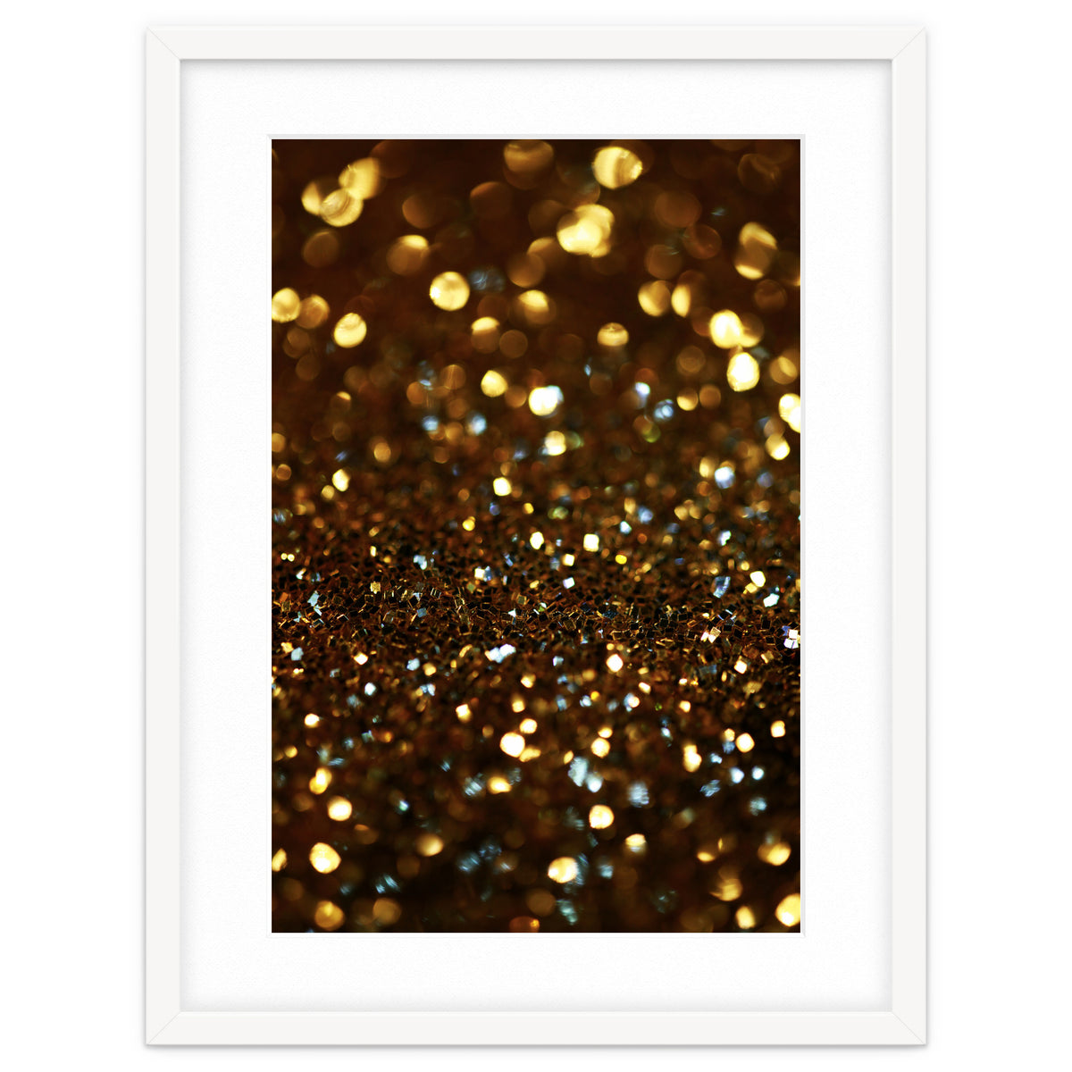 Golden glitter