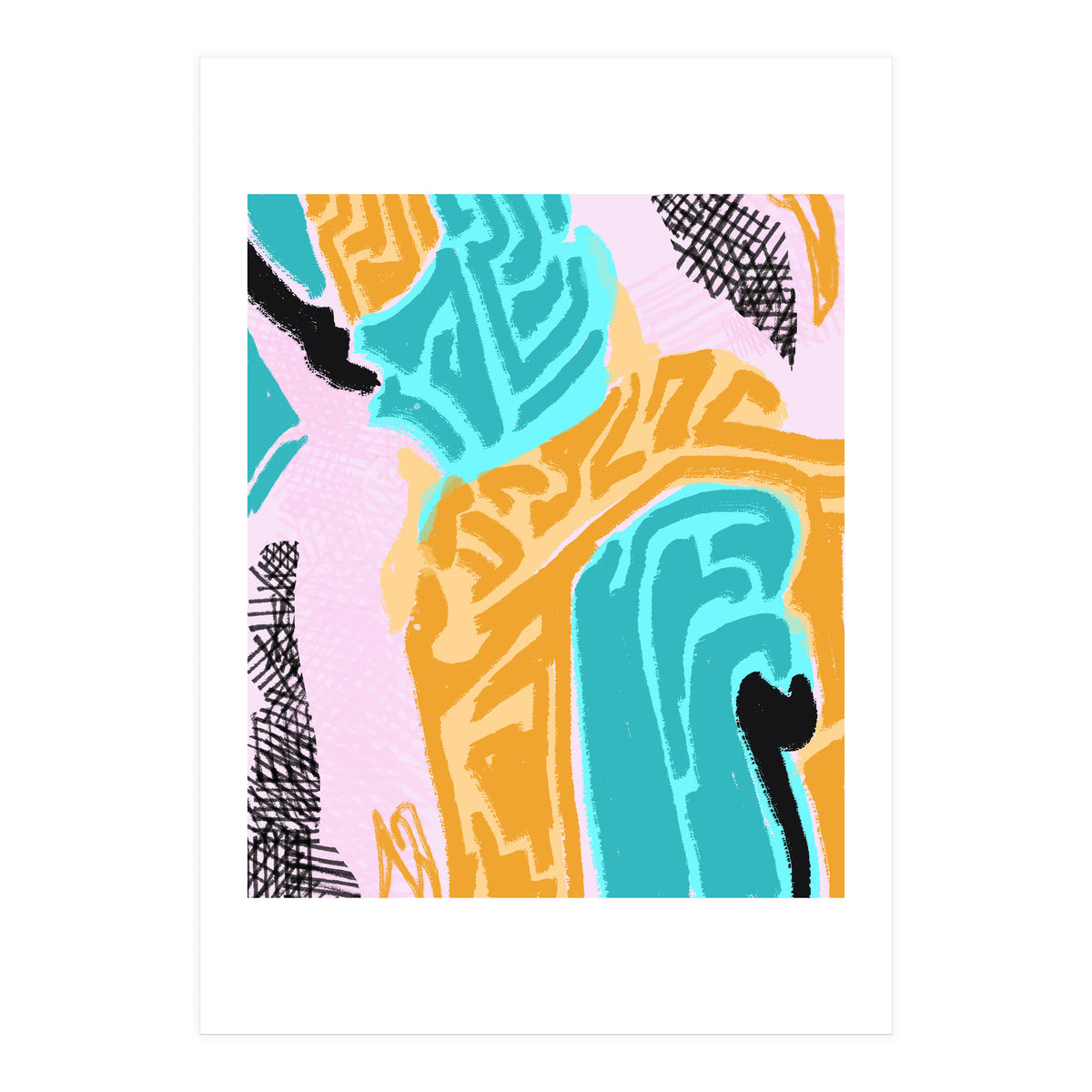 Yellow folks (Print Only)