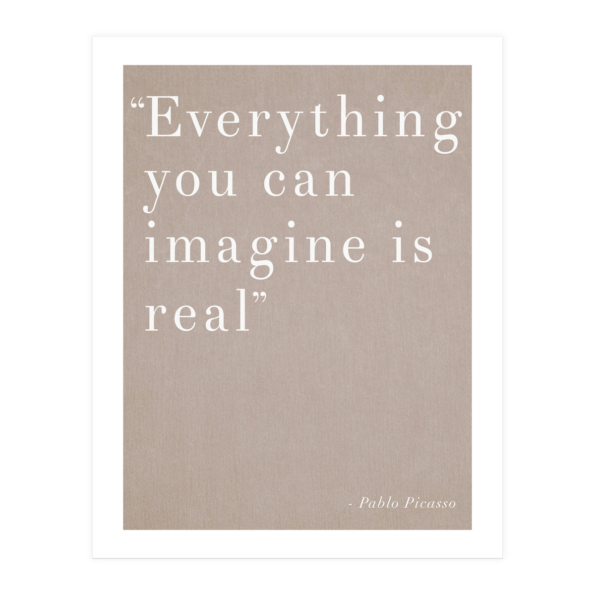 Everything You Can Imagine By Picasso (Print Only)