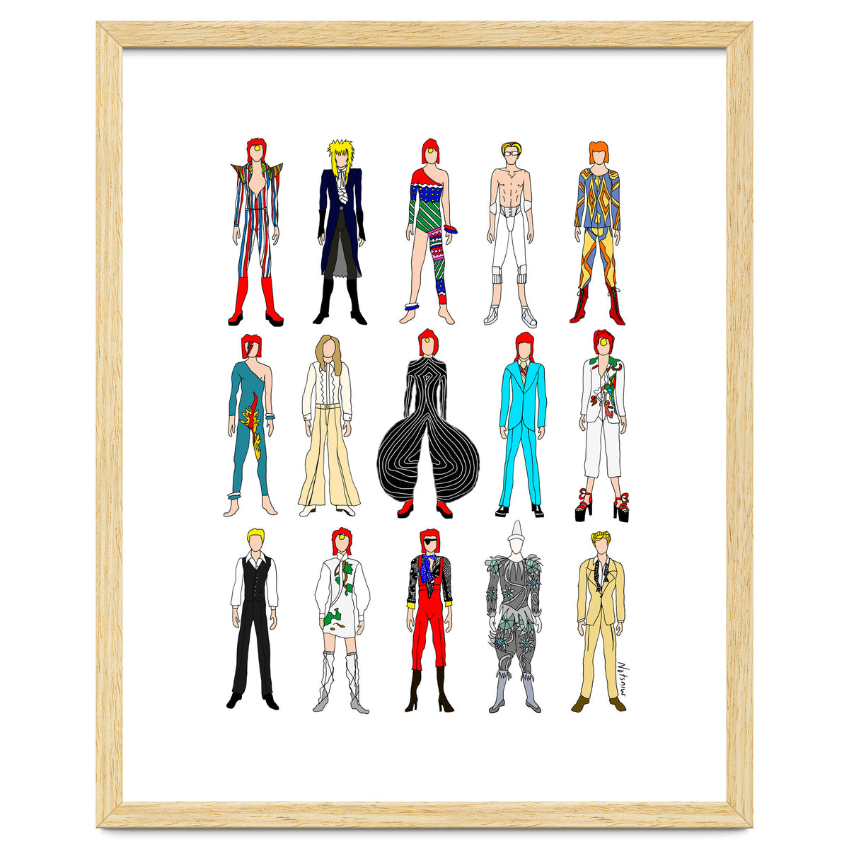 Outfits of Bowie Fashion