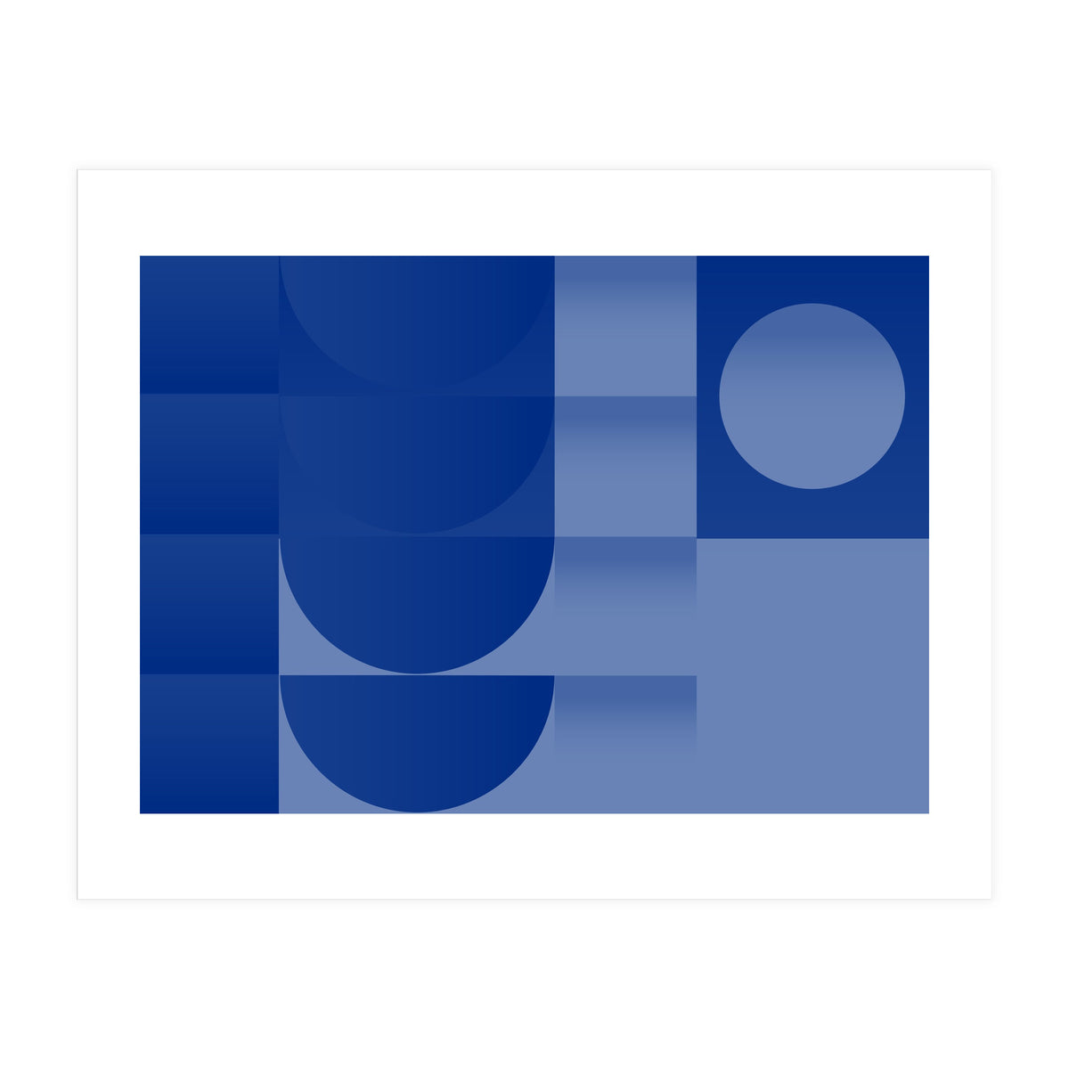 Seaside | modern blue (Print Only)