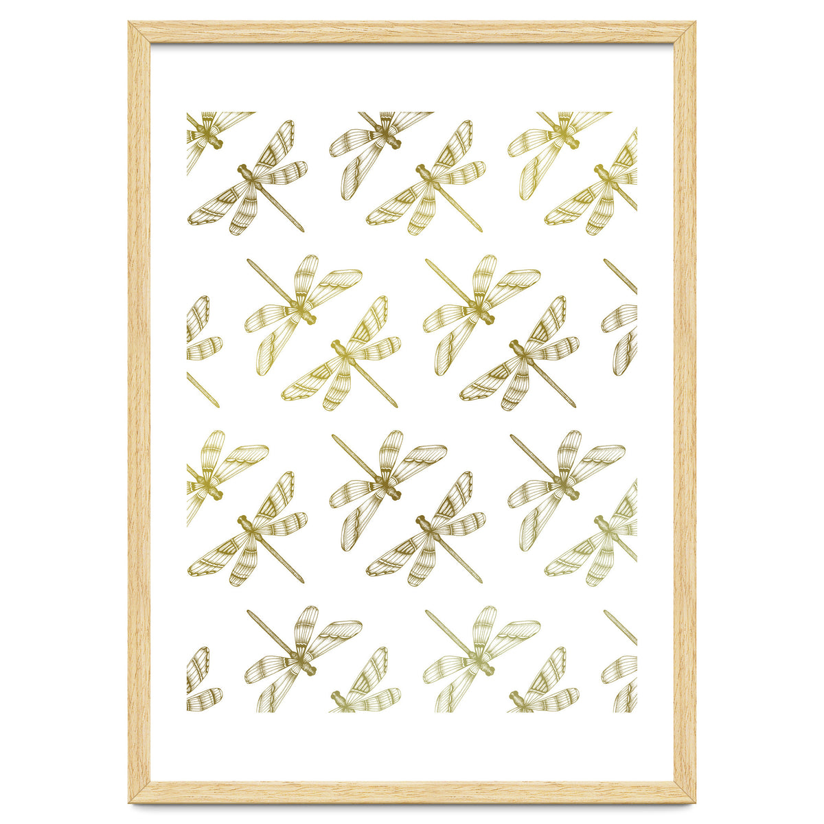 Golden Dragonflies
