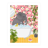 Elephant Bathing (Print Only) thumbnail