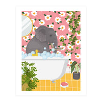 Elephant Bathing (Print Only)