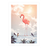 Flamingo & Friends (Print Only) thumbnail