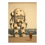 Giant Robot Japanese Woodblock Print (Print Only) thumbnail
