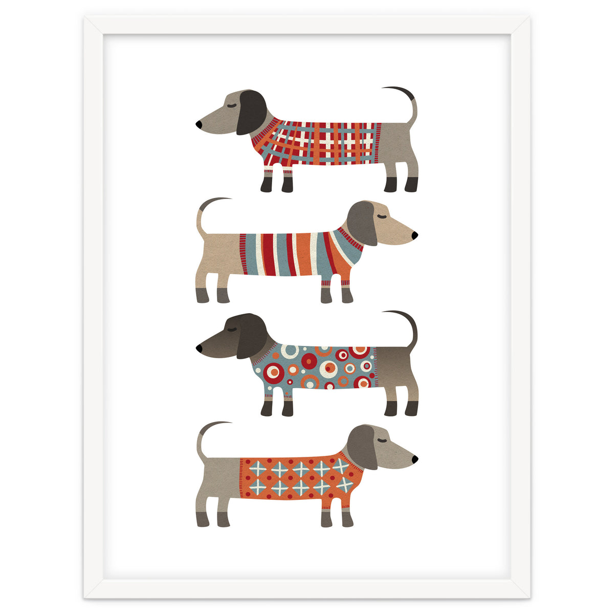 Sausage Dogs In Sweaters