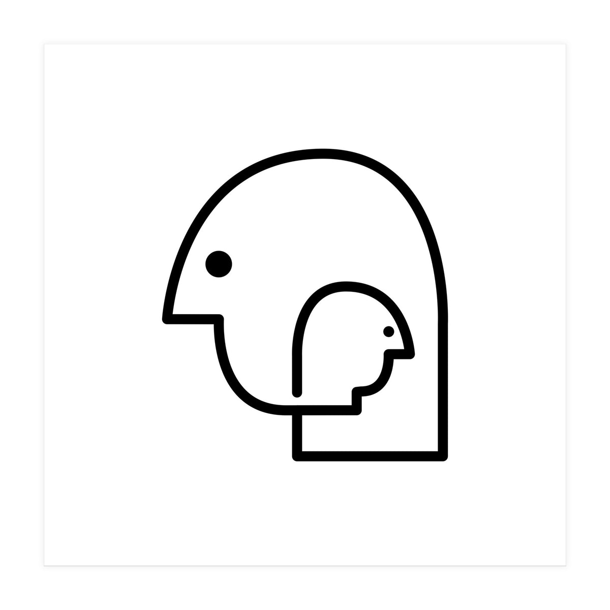 Double Head_White (Print Only)