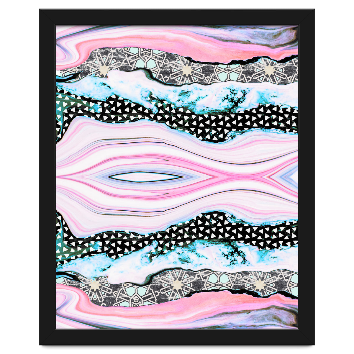 Abstract shapes of marble and patterns