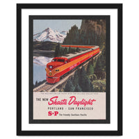 The New Shasta Daylight Train Advertisement