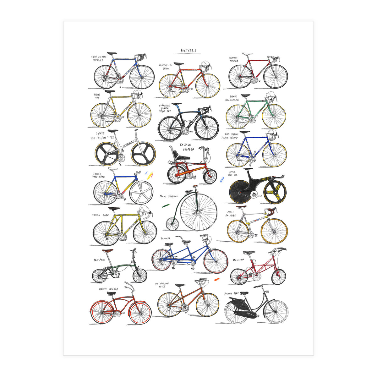 Bicycles (Print Only)
