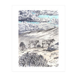 Clouds And Cattles (Print Only) thumbnail