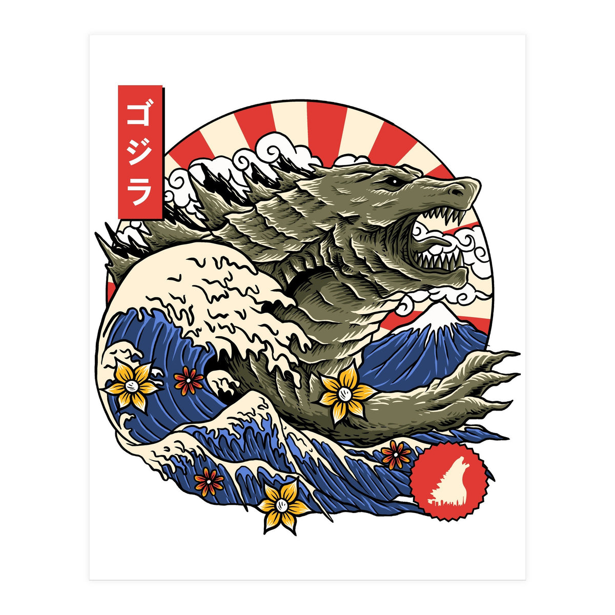 Kaiju Wave (Print Only)