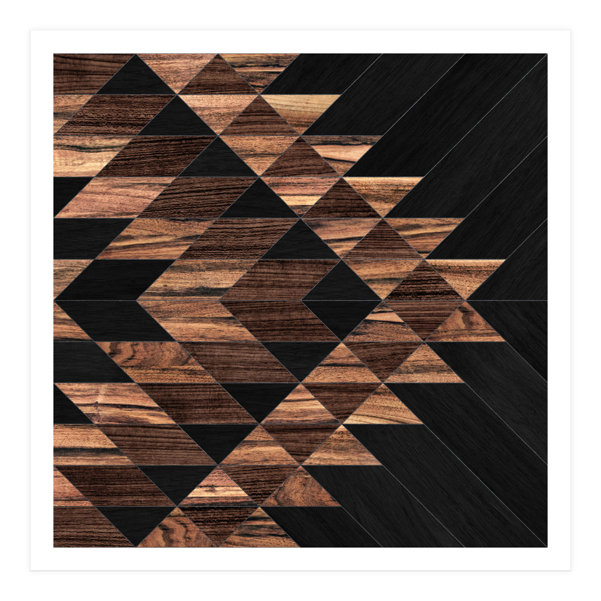 Urban Tribal Pattern No.11 - Aztec - Wood (Print Only)