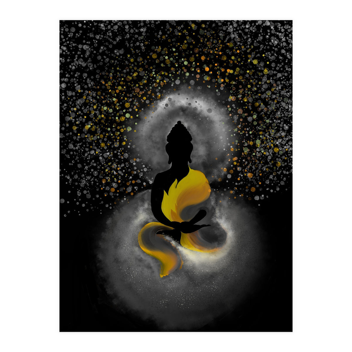 Cosmic Buddha Gold (Print Only)