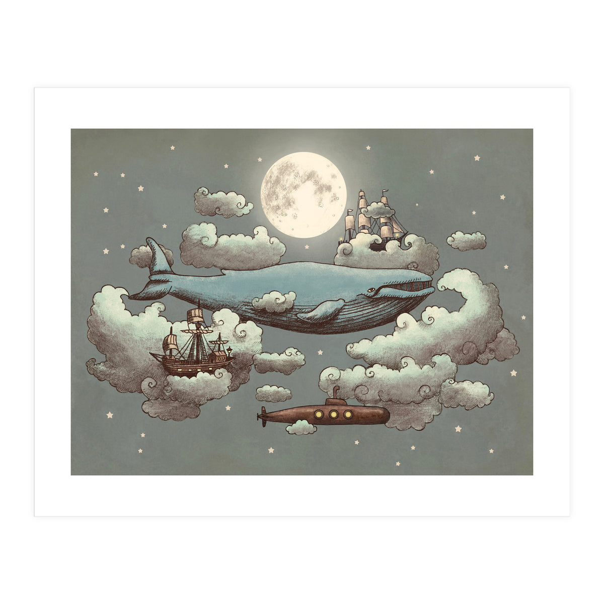 Ocean Meets Sky (Print Only)