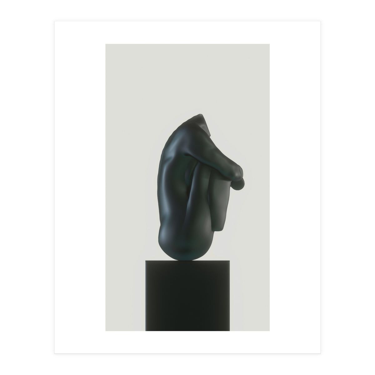 BLACK FETUS EAST (Print Only)