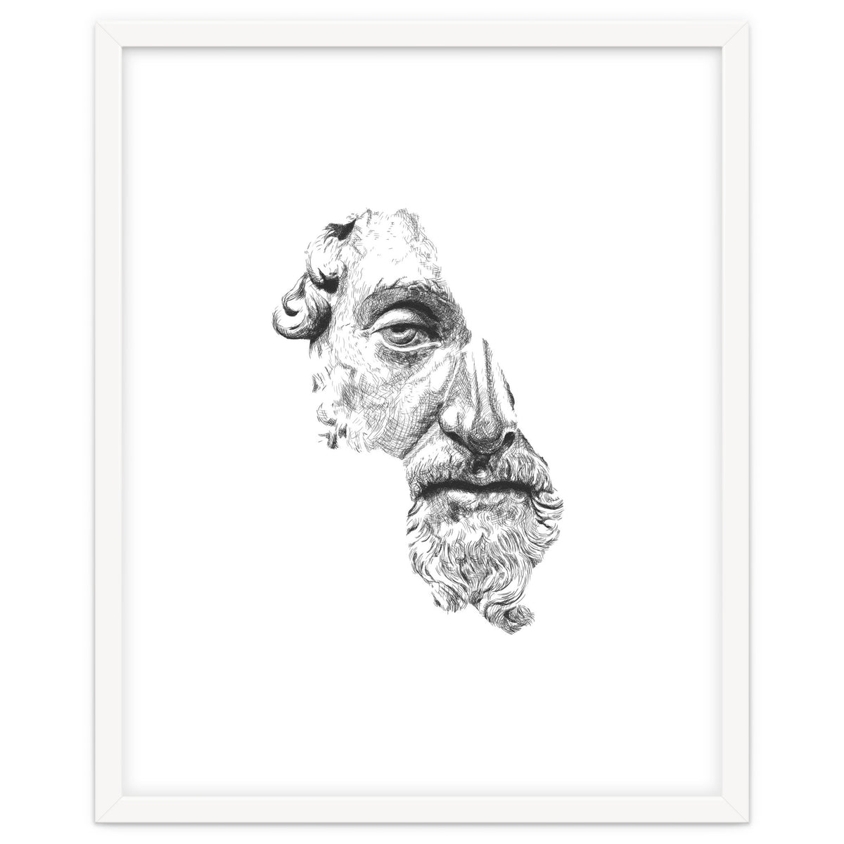 MARCUS AURELIUS ANTONINUS AUGUSTUS / black and white