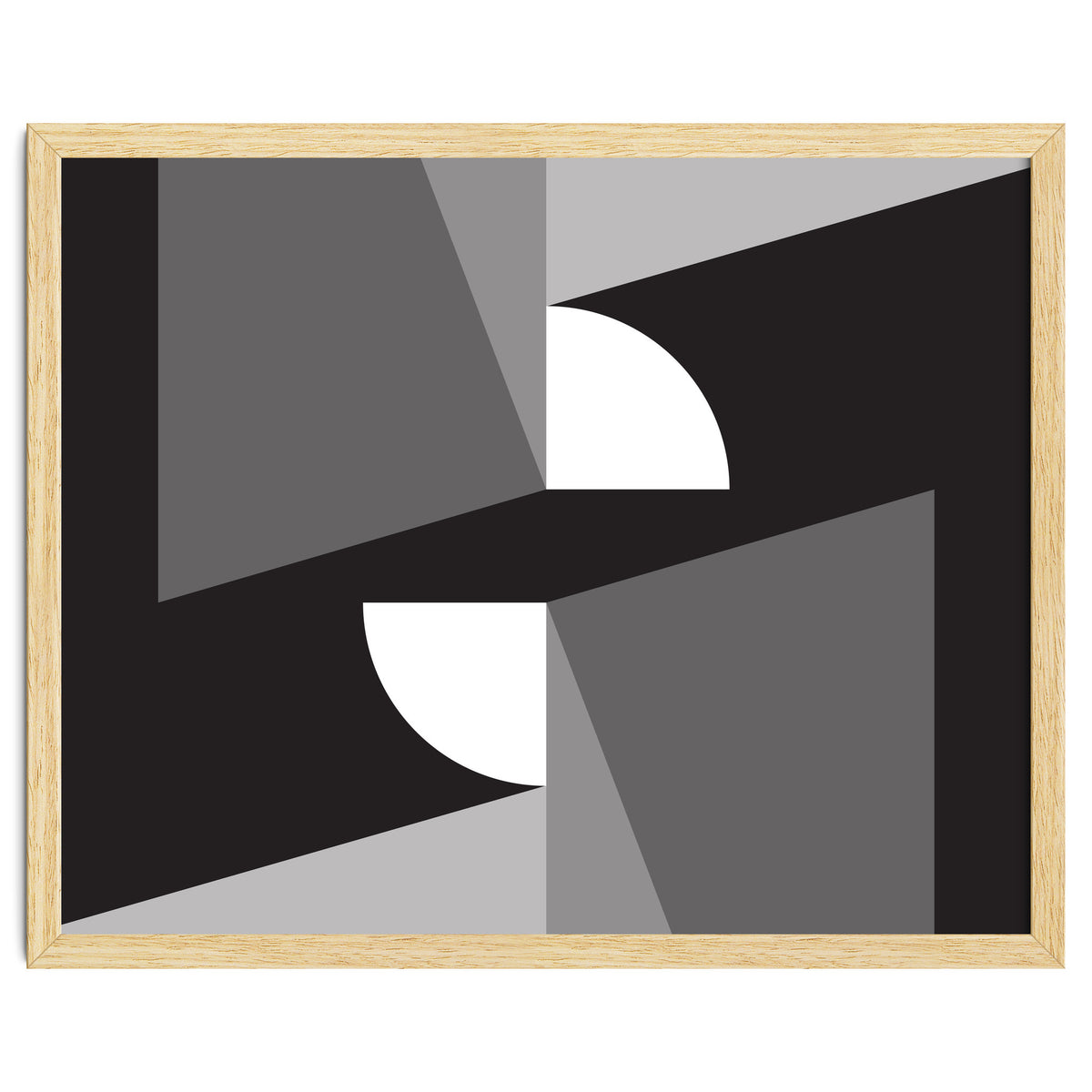 Geometric Shapes No. 11 - monochrome