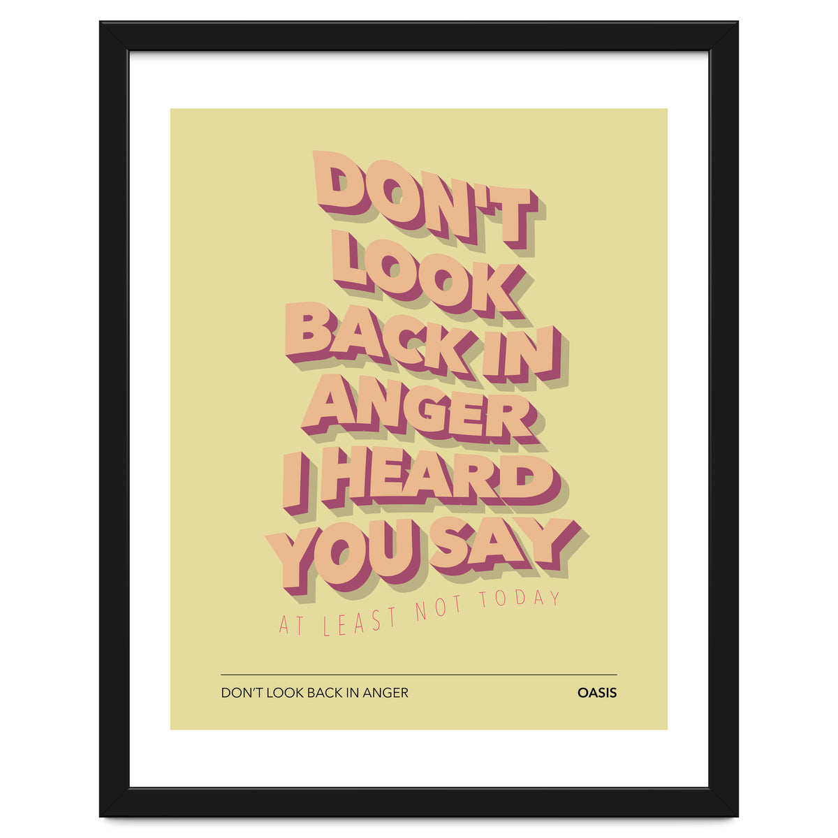 Oasis - Don't Look Back In Anger