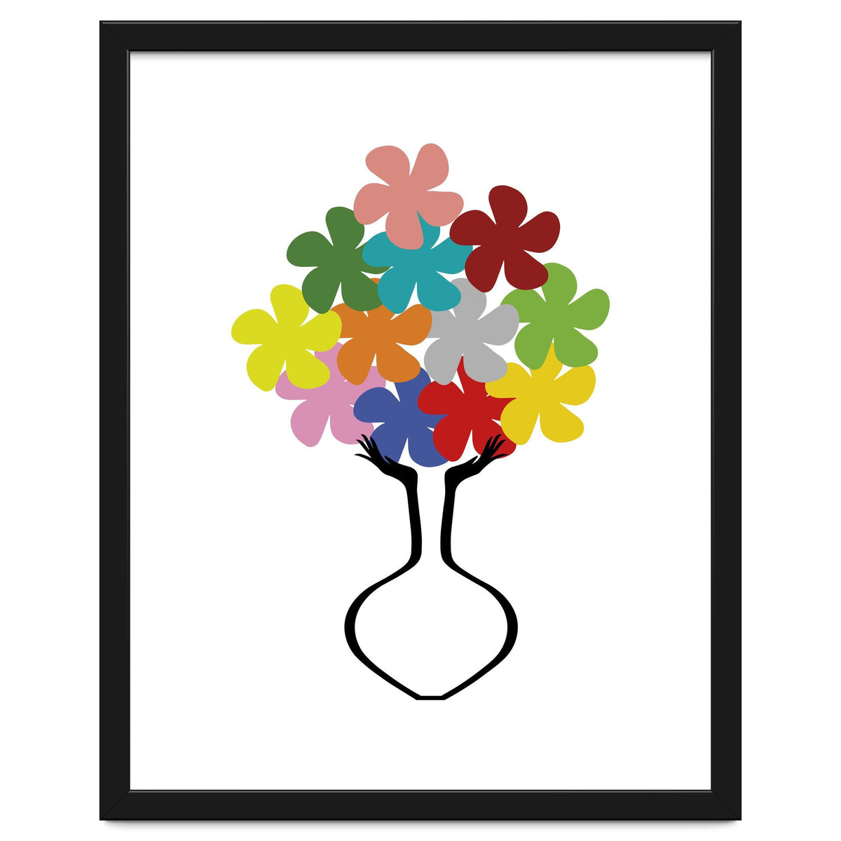 HOLDING SOME FLOWERS