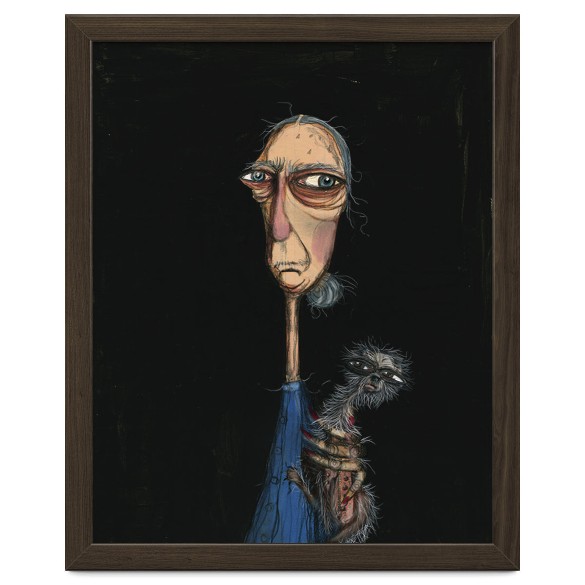 Woman Holding A Chihuahua