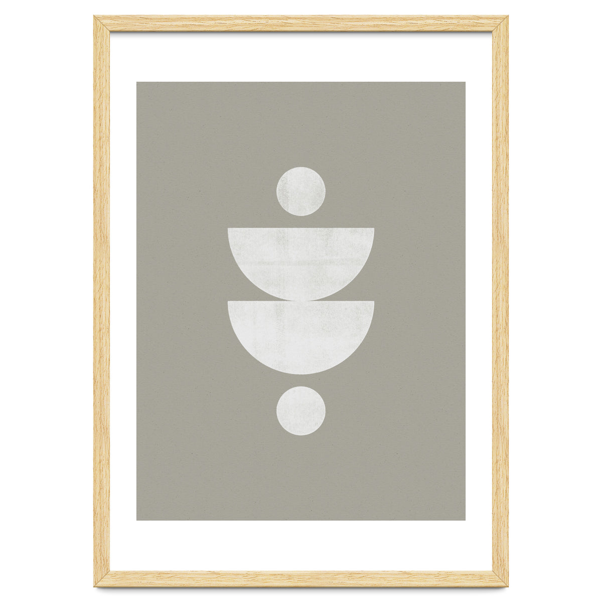 Mid-Century Modern No.23 - Woodblock Print