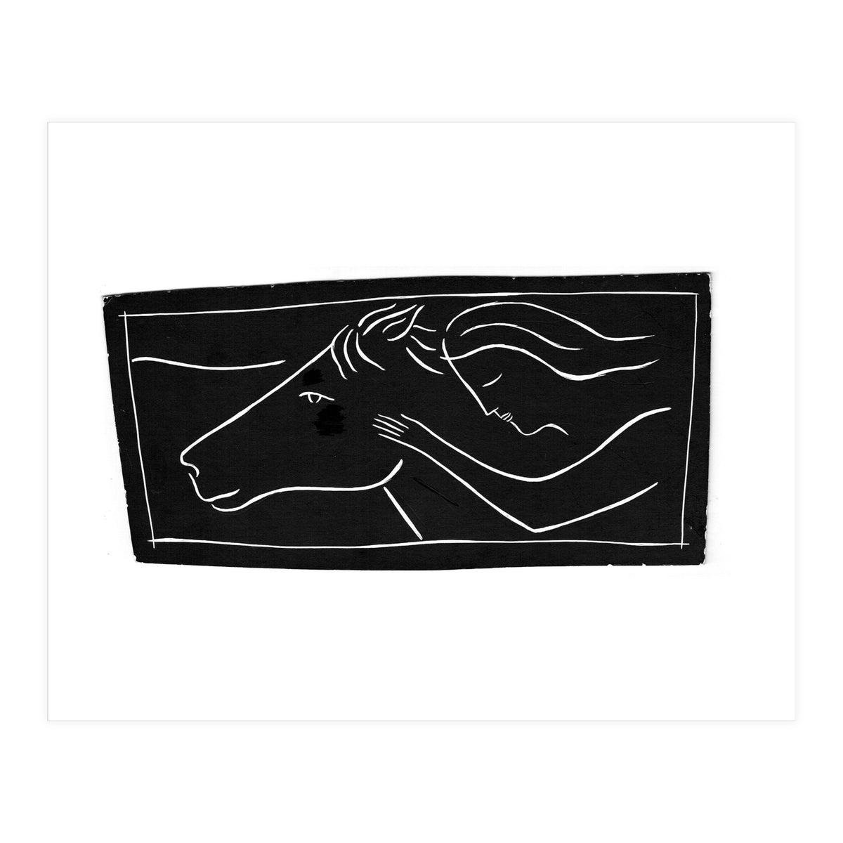 Woman On Horse (Print Only)