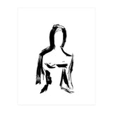 Abstract Monochrome Female Figure (Print Only) thumbnail