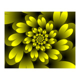 Yellow Floral Satin Wallpaper (Print Only) thumbnail