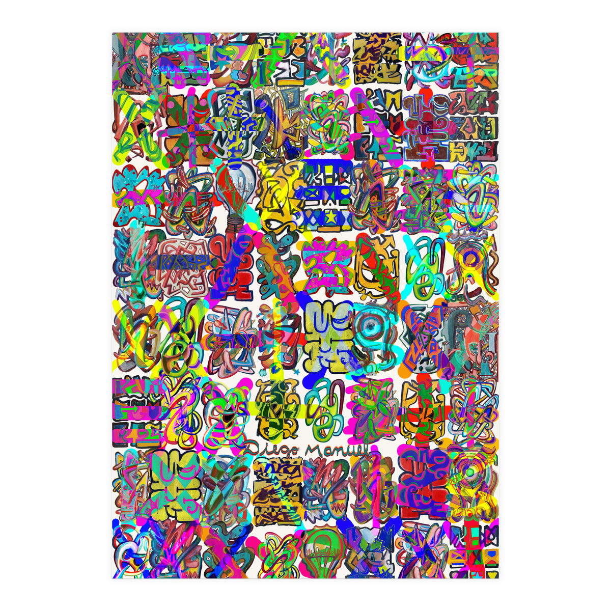 Graffitis 2021 Tapiz 105 (Print Only)