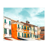 Burano Island | Colorful Patel Architecture Building | Watercolor Travel Painting (Print Only) thumbnail