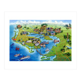 Tampa Bay Illustrated Map (Print Only) thumbnail