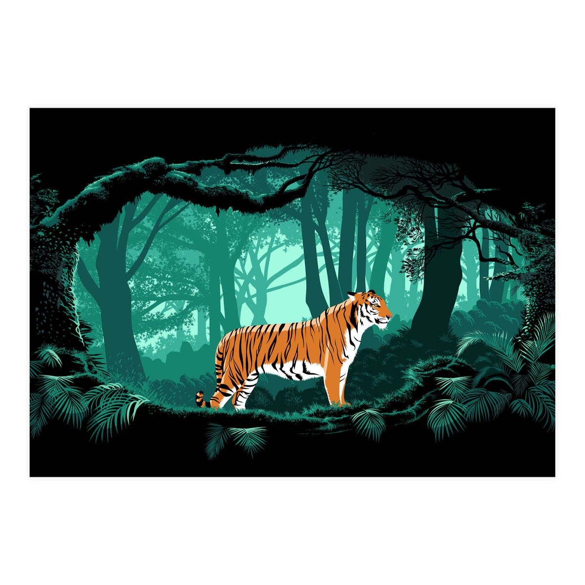 Jungle Tiger (Print Only)