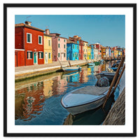 Boats In Venice Colorful Italy