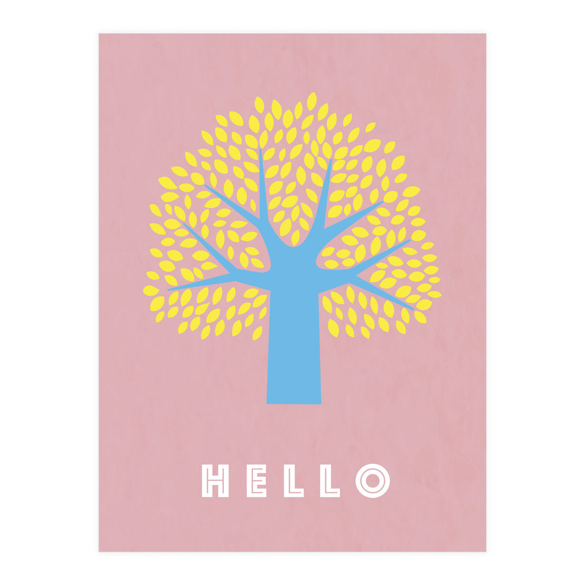 Hello - pop tree - (Print Only)