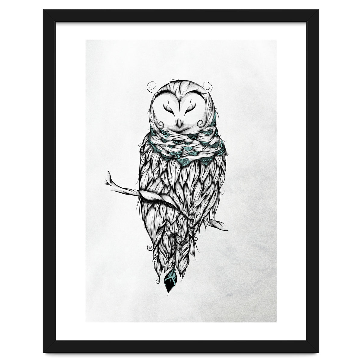 Poetic Snow Owl