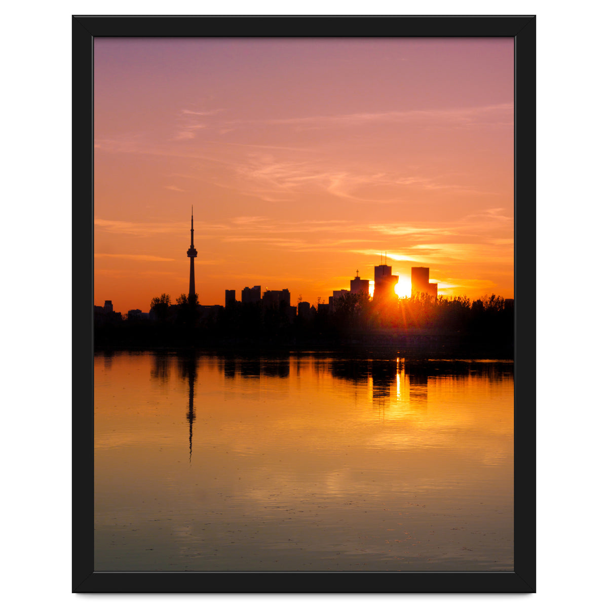 Leslie Street Spit Toronto Canada Sunset