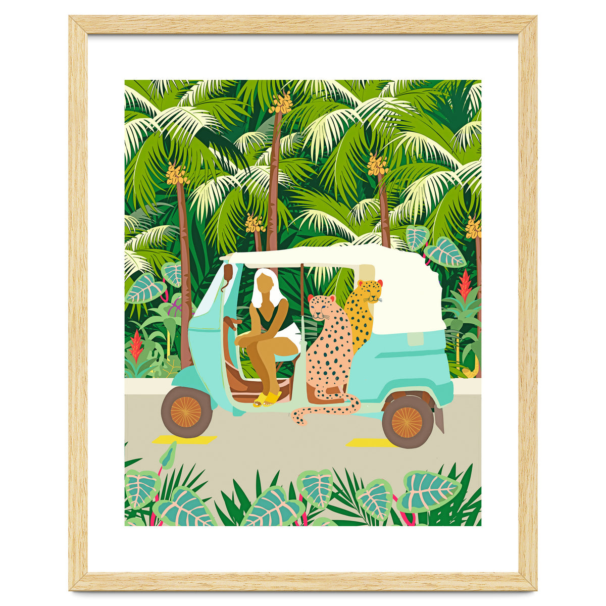 Rikshaw ride with Javan leopards in Bali | Tropical Nature Jungle Bohemian Wildlife Travel