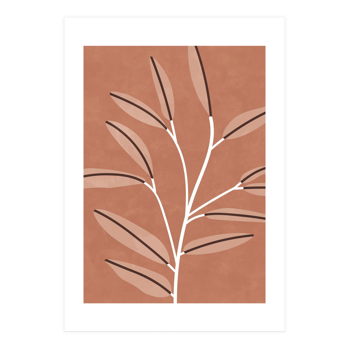 Mid Century Modern Plant (Print Only)