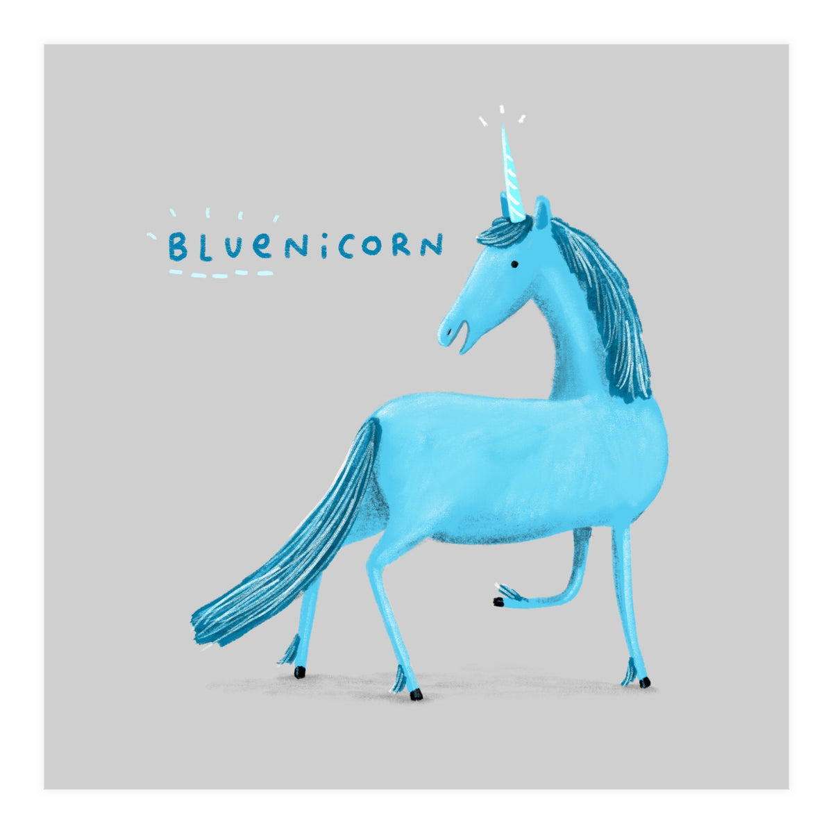 Bluenicorn (Print Only)