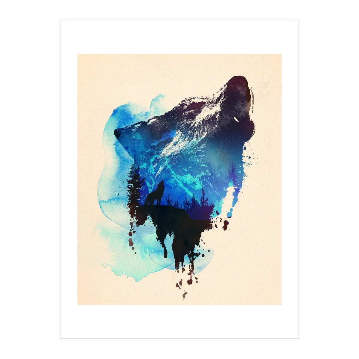 Alone As A Wolf (Print Only)